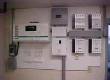 The inverter Room at Missoula Fire Station No. 4. 